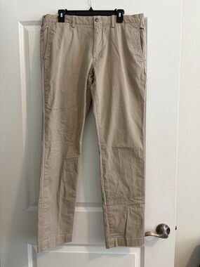 Polo Ralph Lauren Khaki Chino Pants Stretch Slim Fit